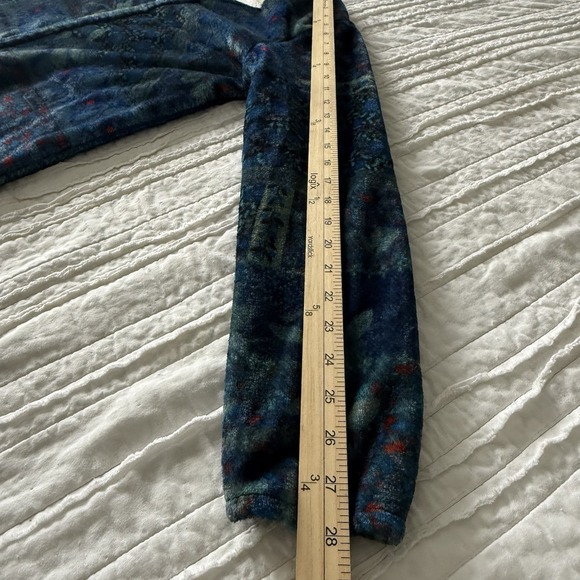 Natural Life Fleece One Piece Pajamas Jumpsuit Zip Up Boho M Camping Cozy Soft - Picture 6 of 7